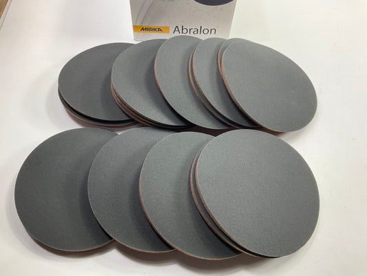 Mirka 8A-241-500 Foam Grip Sanding Disc, 500 Grit, 6'' Diameter, 20 / Pack