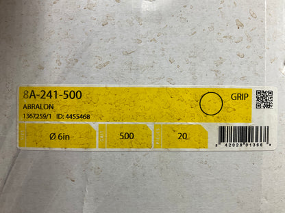Mirka 8A-241-500 Foam Grip Sanding Disc, 500 Grit, 6'' Diameter, 20 / Pack