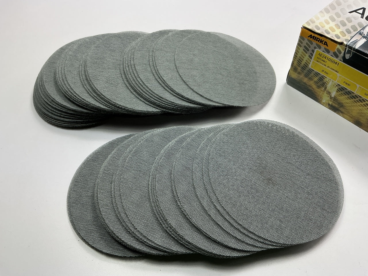 Mirka AE24105041 Autonet 6'' Mesh Grip Sanding Discs, 400 Grit (50 / Box)