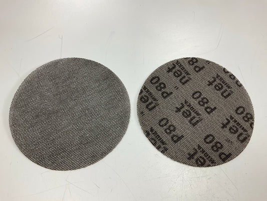Mirka AE24105080 Autonet 6'' Mesh Sanding 80 Grit Grip Disc (50 / Box)