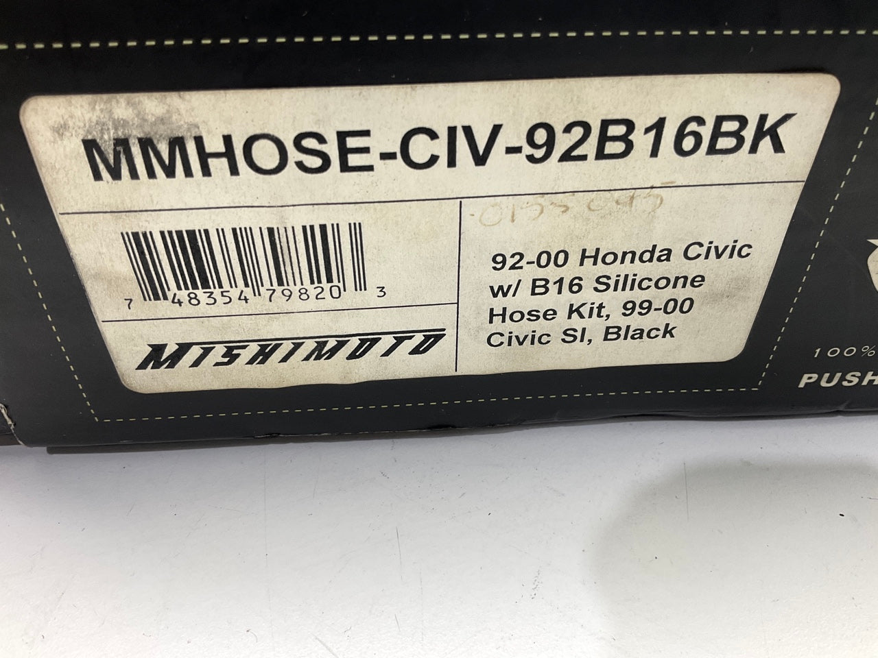 Mishimoto MMHOSE-CIV-92B16BK Silicone Performance Radiator Hose Kit Civic B16