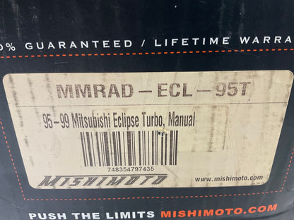 Mishimoto MMRAD-ECL-95T Aluminum Radiator - 95-99 Eclipse 2.0L TURBO, Manual T.