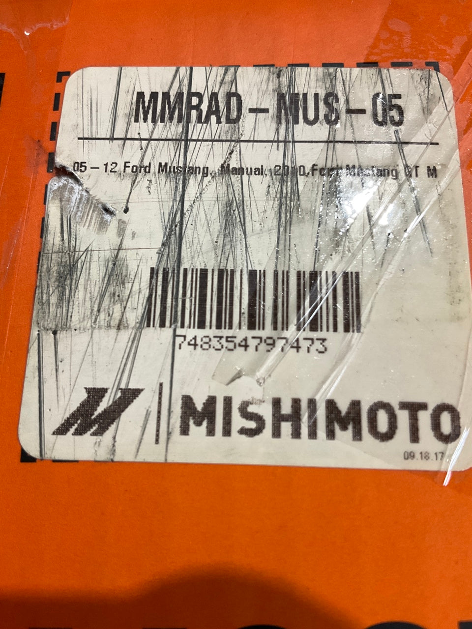 Mishimoto MMRAD-MUS-05 Performance Aluminum Radiator 05-14 Mustang MANUAL TRANS
