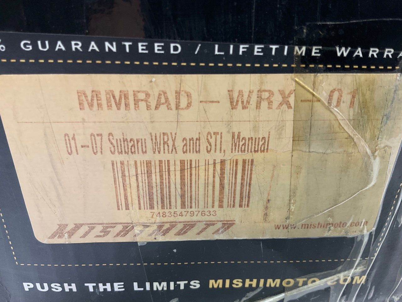 Mishimoto MMRAD-WRX-01 Performance Aluminum Radiator - MANUAL TRANS ONLY