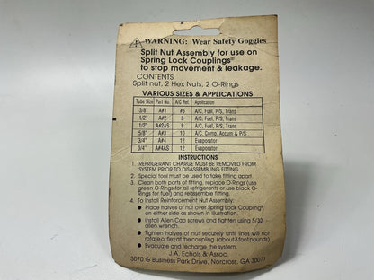 Mister Nut A-2AS Mister Nut Spring Lock Repair Kit For 1/2'' Tube
