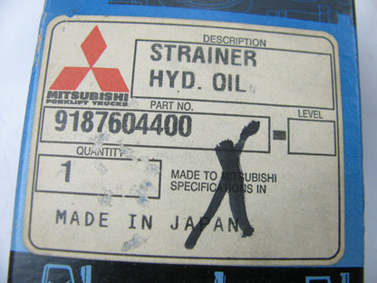 NEW GENUINE Mitsubishi 9187604400 Hydraulic Oil Strainer Filter For CAT