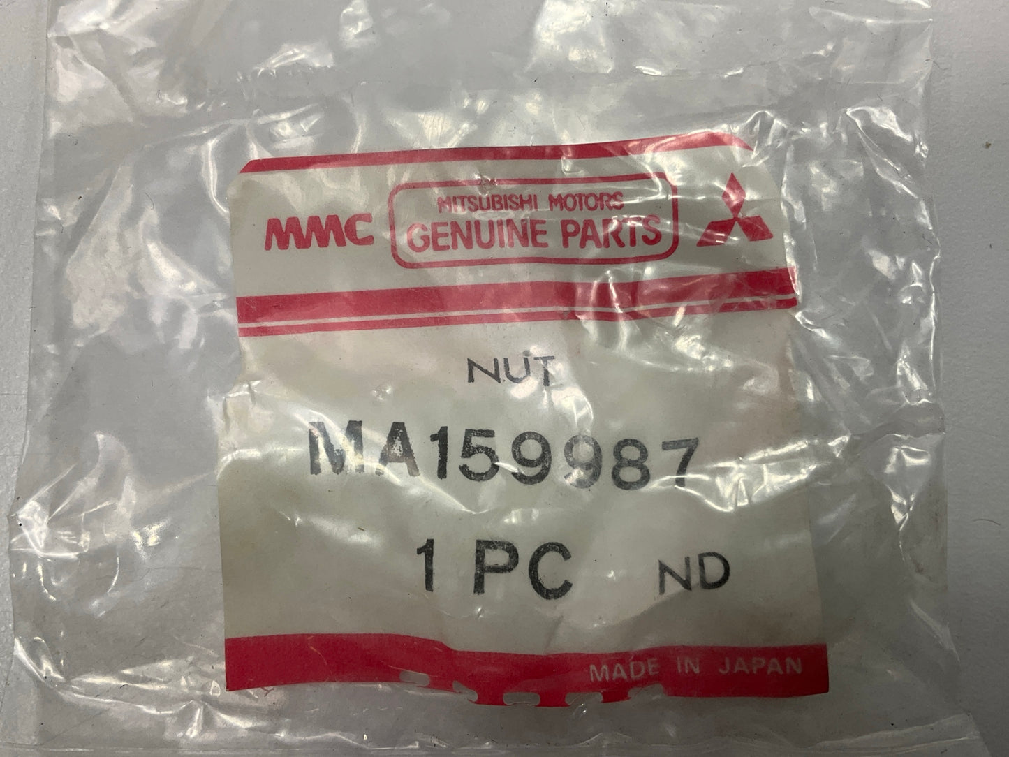 NOS OEM Mitsubishi MA159987 Steering Tie Rod End Nut