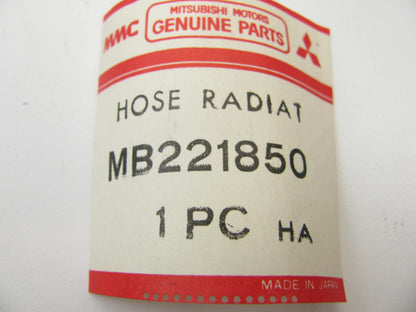 NEW - OEM MB221850 Molded Radiator Coolant Hose - Upper / Lower