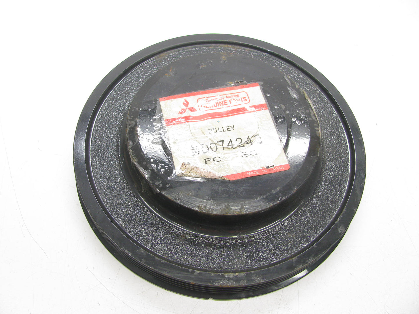 NOS - OEM MD074242 Crankshaft Pulley For 85-88 Mitsubishi Mirage, Colt 1.5L