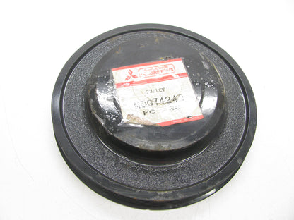 NOS - OEM MD074242 Crankshaft Pulley For 85-88 Mitsubishi Mirage, Colt 1.5L