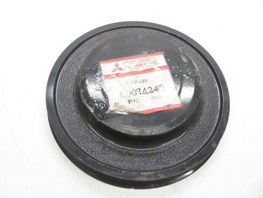 NOS - OEM MD074242 Crankshaft Pulley For 85-88 Mitsubishi Mirage, Colt 1.5L