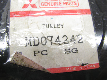 NOS - OEM MD074242 Crankshaft Pulley For 85-88 Mitsubishi Mirage, Colt 1.5L