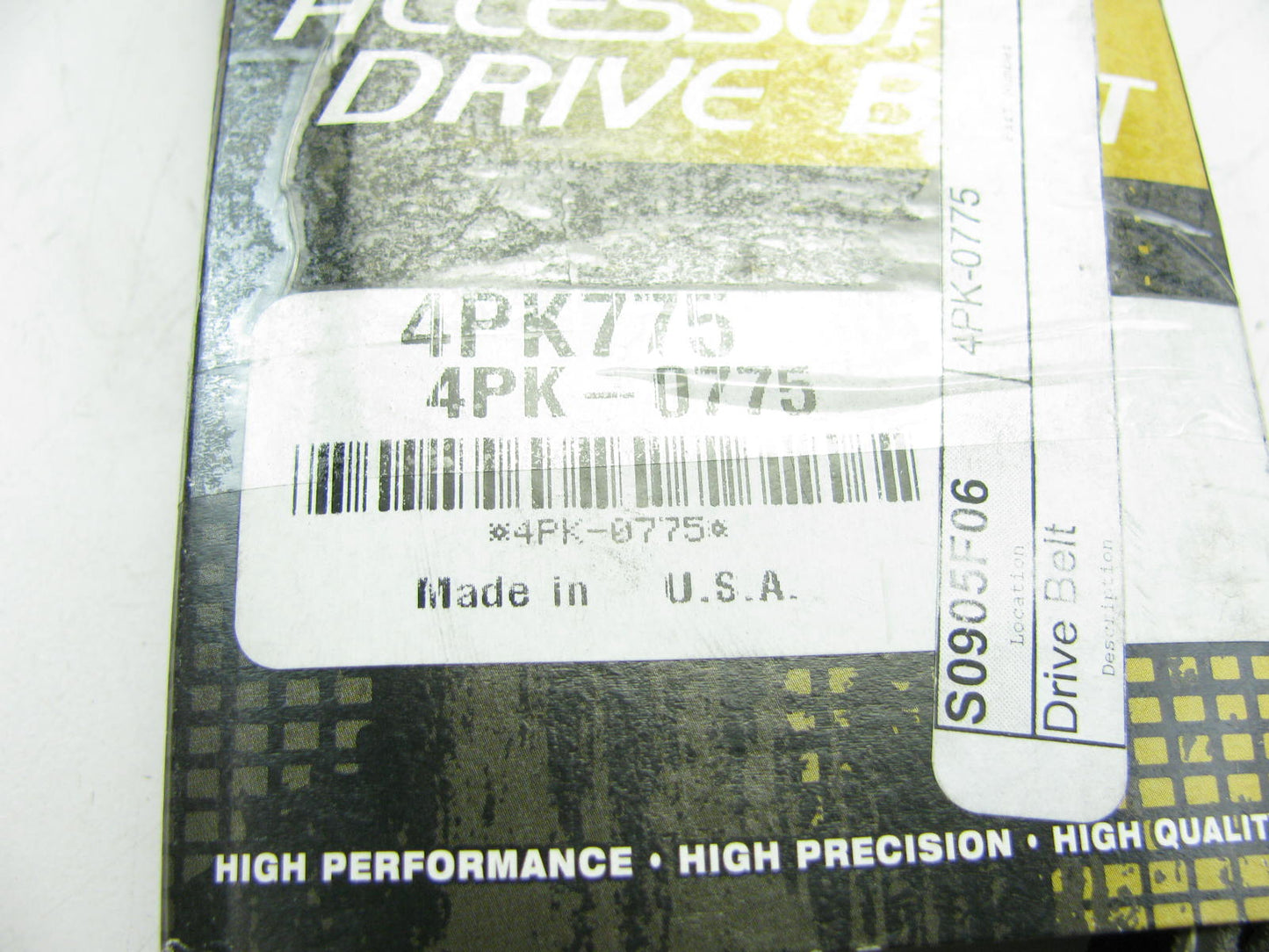 Mitsuboshi 4PK775 Serpentine Belt -  0.56'' X 31.0'' - 4 Ribs