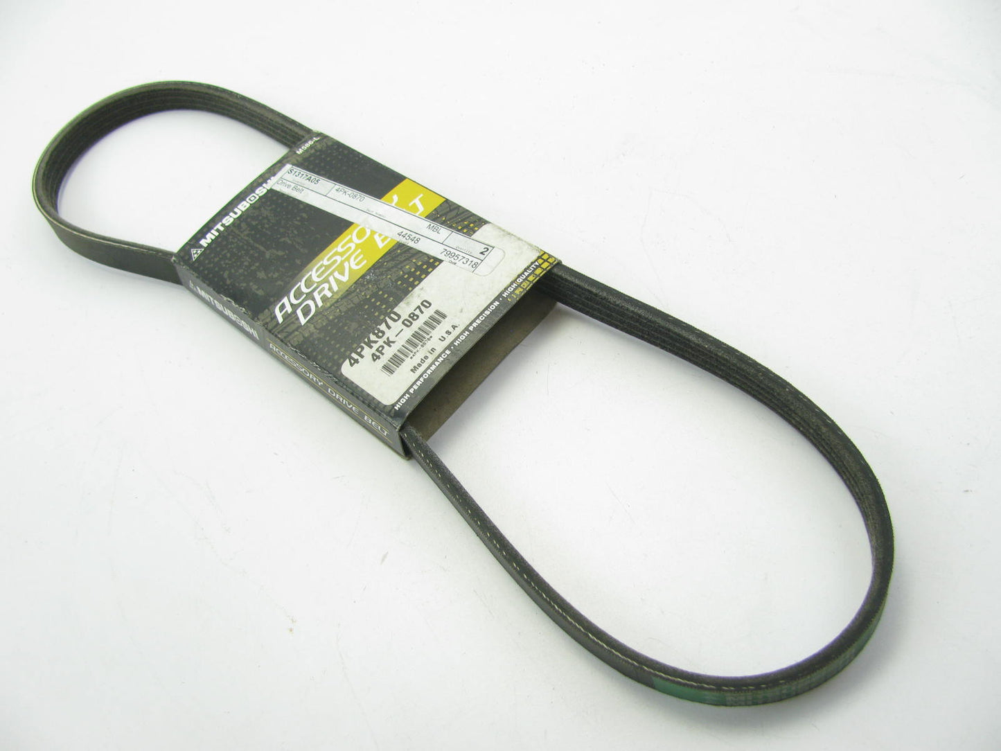 Mitsuboshi 4PK870 Serpentine Belt - 0.56'' X 34.875'' - 4 Ribs