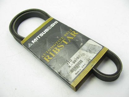 Mitsuboshi 4PK970 Serpentine Belt - 0.56'' X 39.00'' - 4 Ribs