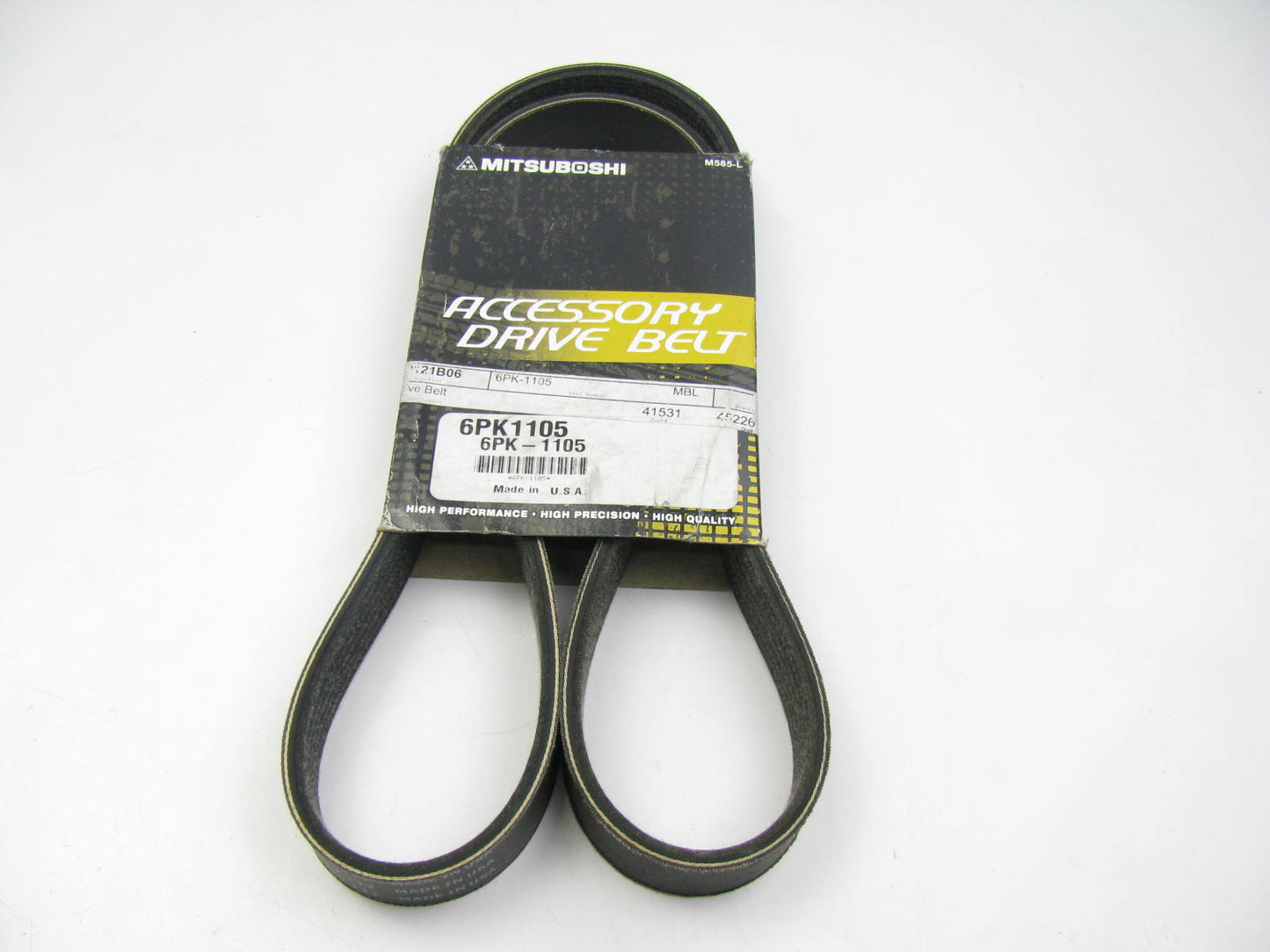 Mitsuboshi 6PK1105 Serpentine Belt - 0.84'' X 44.00'' - 6 Ribs