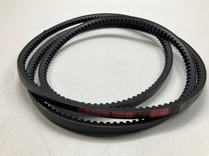 Mitsuboshi BX-112 Cogged Industrial Accessory Drive Belt - 5/8'' X 115''