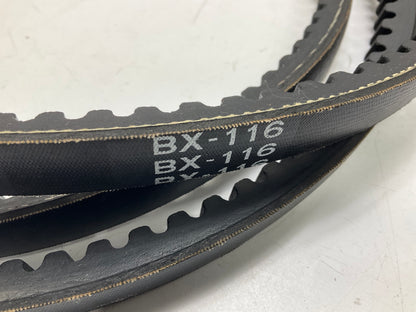 MITSUBOSHI BX116 Accessory Drive Cogged Industrial V-Belt - 0.66'' X 119''