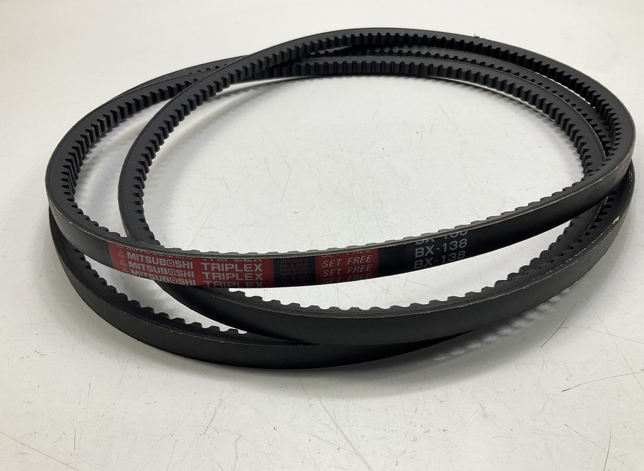Mitsuboshi BX-138 Cogged Industrial Accessory Drive Belt, 21/32'' X 141''
