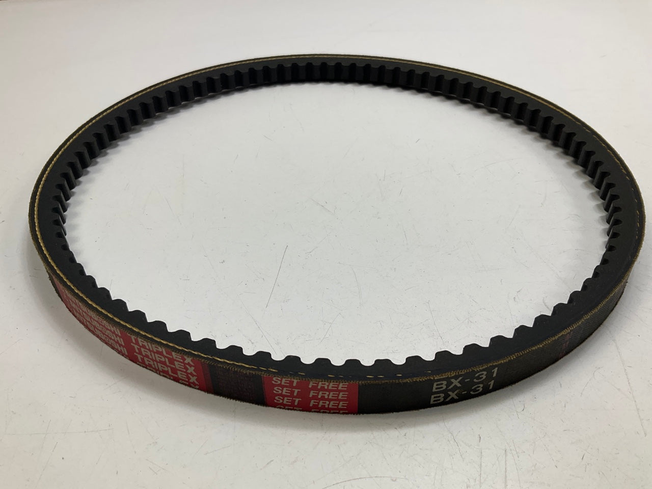 Mitsuboshi BX-31 Cogged Industrial Accessory Drive Belt - 5/8'' X 34''