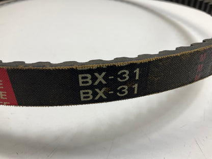 Mitsuboshi BX-31 Cogged Industrial Accessory Drive Belt - 5/8'' X 34''