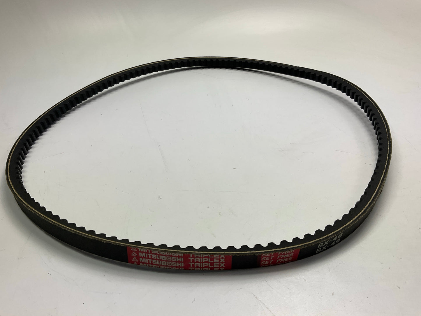 Mitsuboshi BX-49 Cogged Industrial Accessory Drive Belt - 5/8'' X 52''