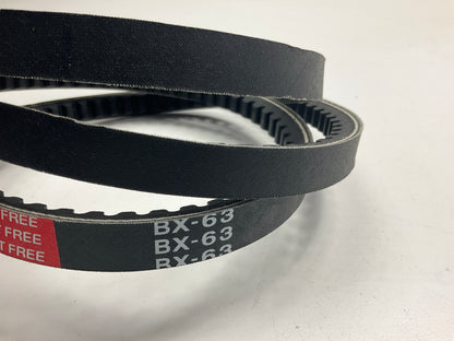 Mitsuboshi BX-63 Cogged Industrial Accessory Drive Belt - 5/8'' X 66''