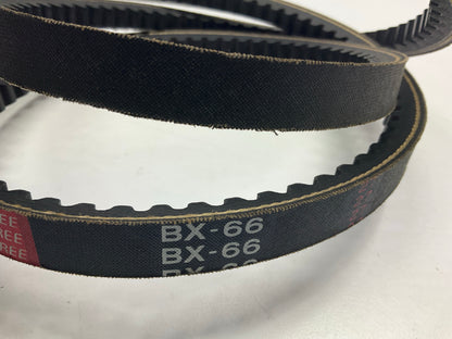 Mitsuboshi BX-66 Cogged Industrial Accessory Drive Belt - 5/8'' X 69''