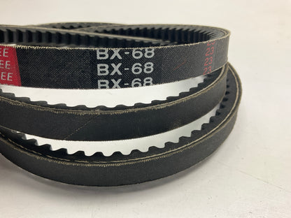 Mitsuboshi BX-68 Cogged Industrial Accessory Drive Belt - 5/8'' X 71''