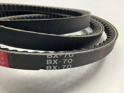 Mitsuboshi BX-70 Cogged Industrial Accessory Drive Belt - 5/8'' X 73''