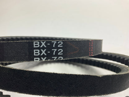 Mitsuboshi BX-72 Cogged Industrial Accessory Drive Belt - 5/8'' X 75''
