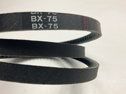 Mitsuboshi BX-75 Cogged Industrial Accessory Drive Belt - 5/8'' X 78''