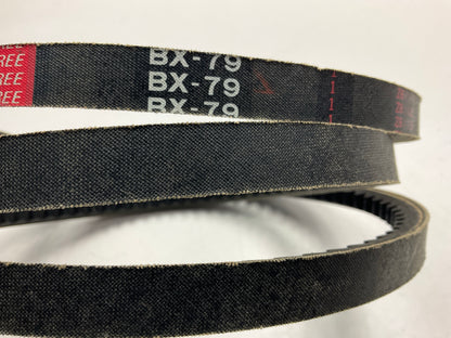 Mitsuboshi BX-79 Cogged Industrial Accessory Drive Belt - 5/8'' X 82''