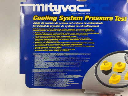 Mityvac MV4530 Automotive Cooling System Pressure Test Kit, Push-button Valve