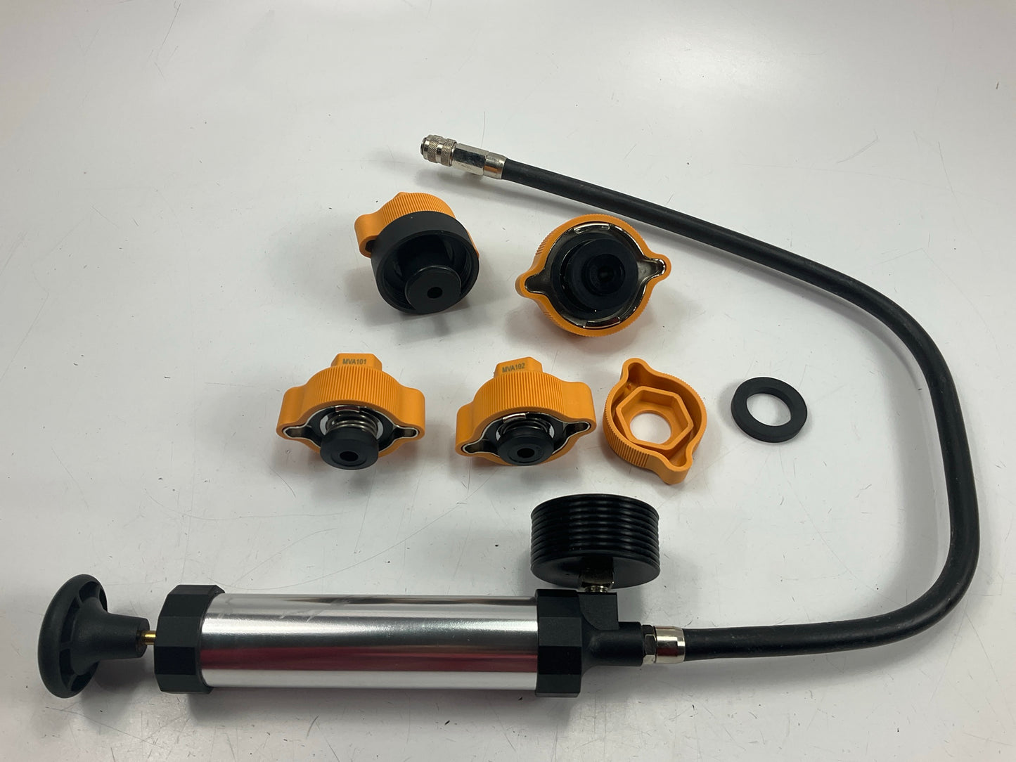 Mityvac MV4530 Automotive Cooling System Pressure Test Kit, Push-button Valve