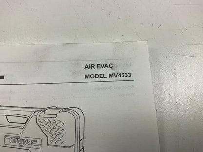 Mityvac MV4533 AirEvac Automotive Radiator/Cooling System Pressure Test Kit
