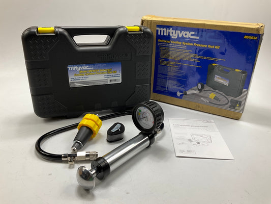MityVac MV4534 Universal Cooling System Pressure Test Tool Kit Set