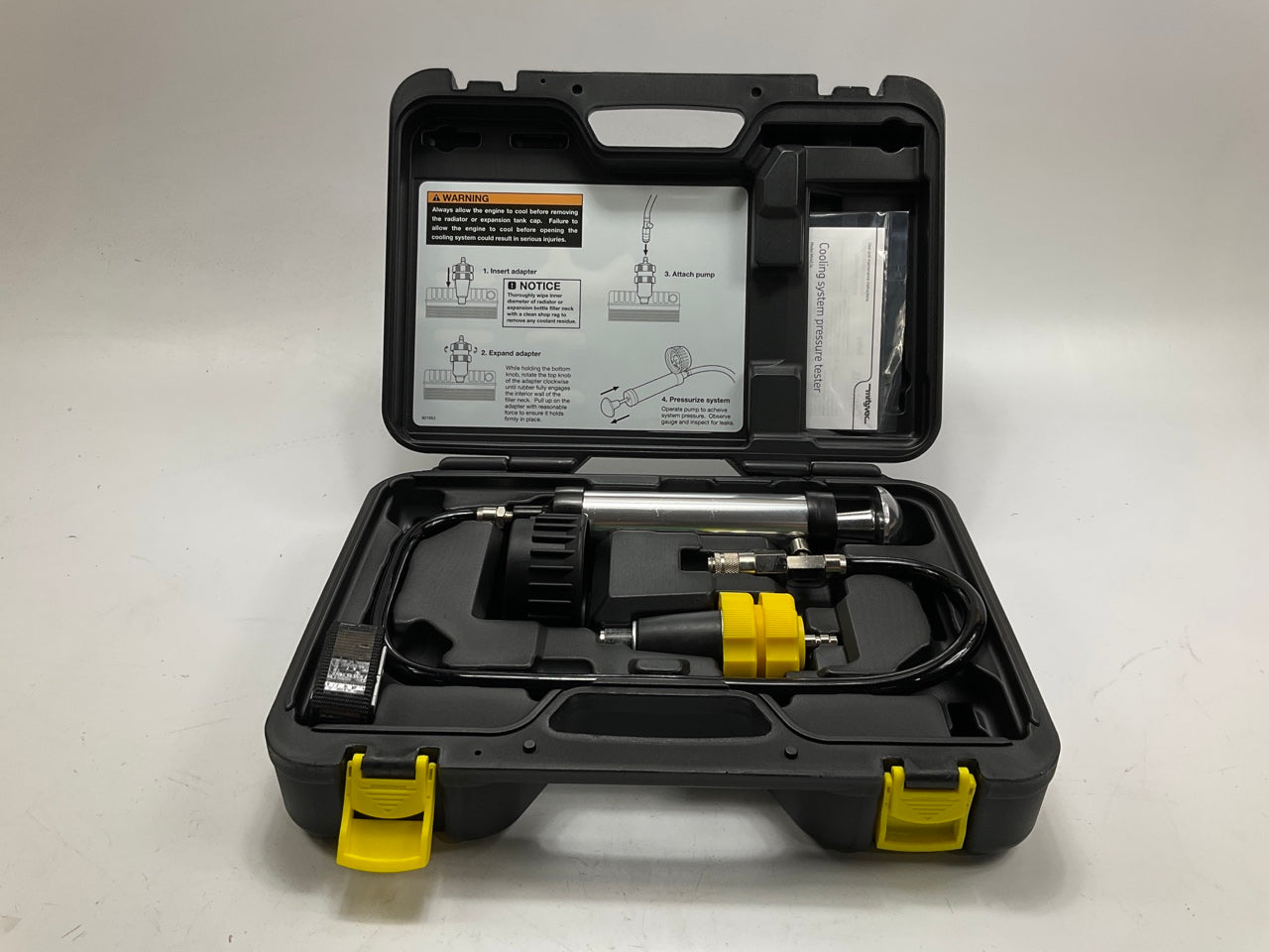 MityVac MV4534 Universal Cooling System Pressure Test Tool Kit Set