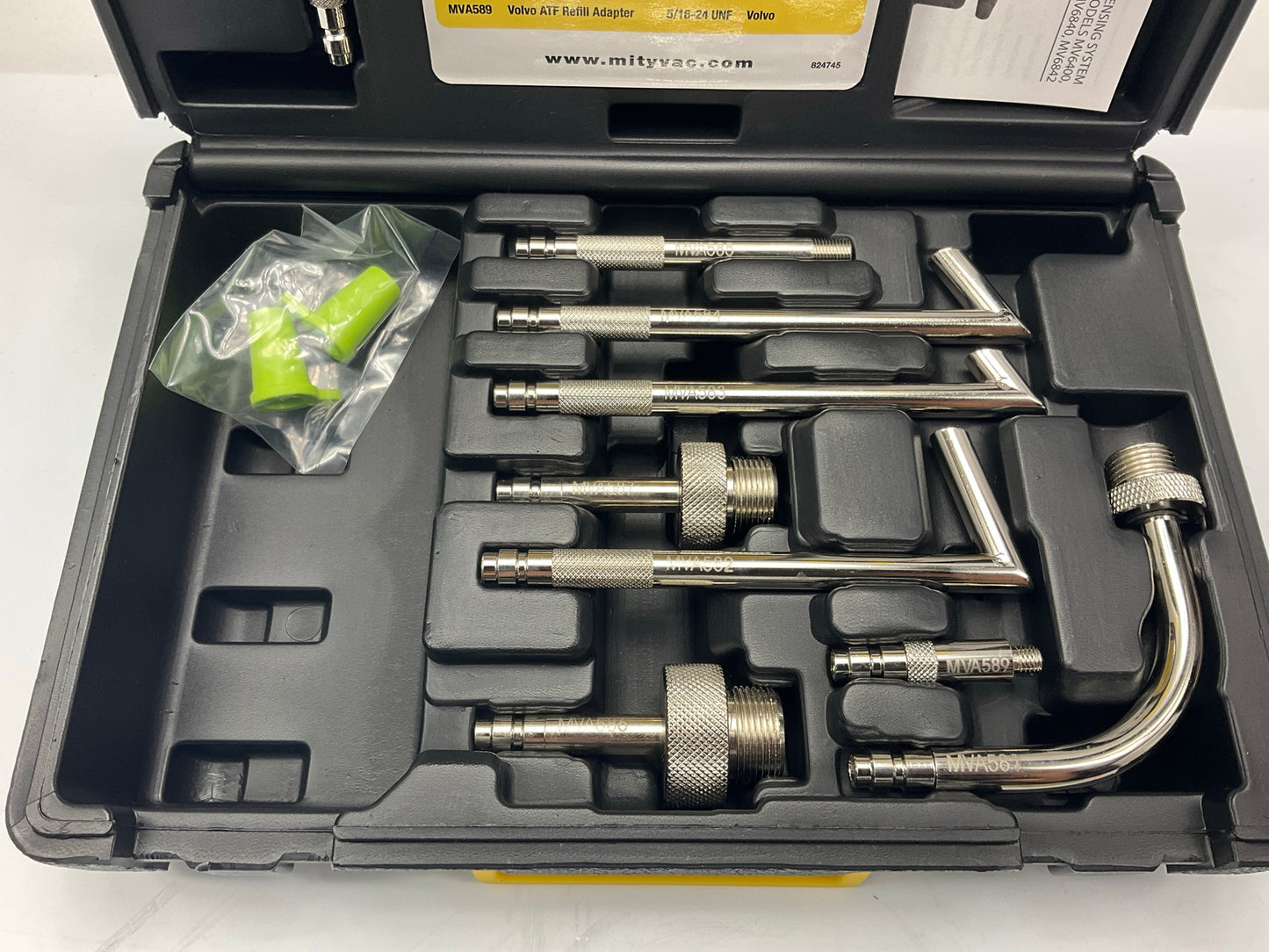 Mityvac Tools MV6410 ATF Refill Kit System Auto Transmission Pump Adapters