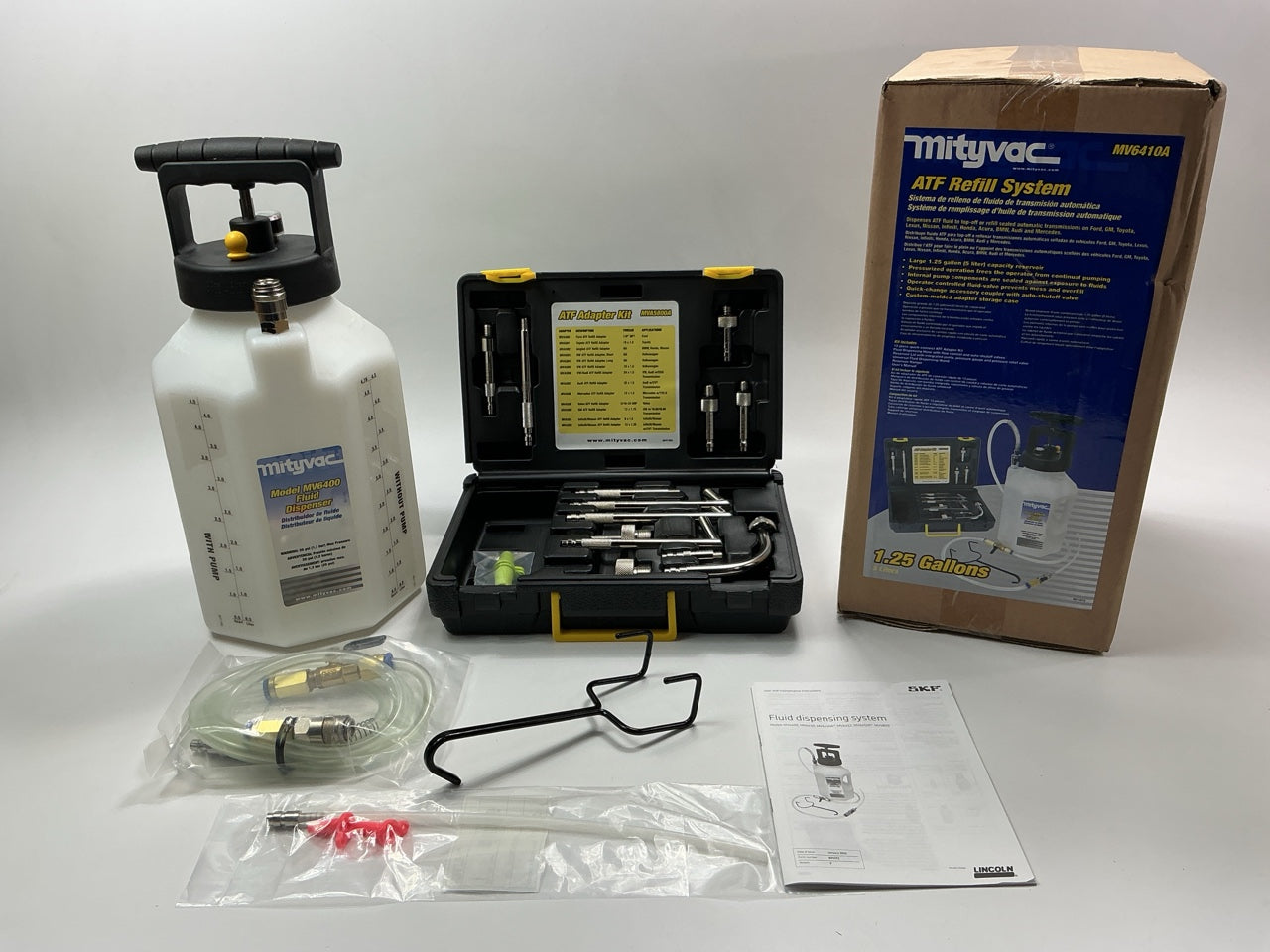 Mityvac Mv6410A ATF Auto Transmission Refill Dispenser System Kit With Adapters