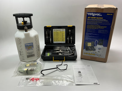 Mityvac Mv6410A ATF Auto Transmission Refill Dispenser System Kit With Adapters