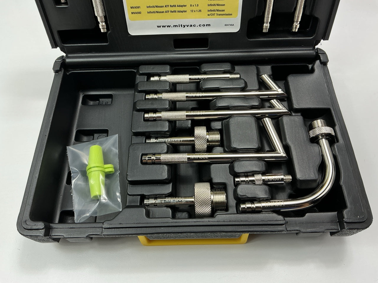 Mityvac Mv6410A ATF Auto Transmission Refill Dispenser System Kit With Adapters