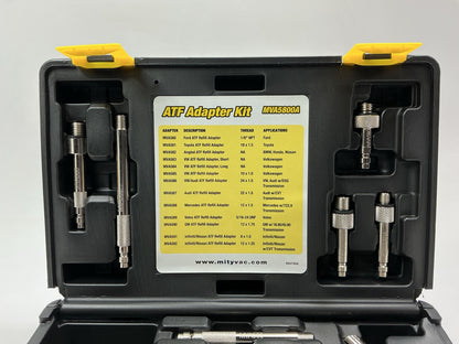 Mityvac Mv6410A ATF Auto Transmission Refill Dispenser System Kit With Adapters