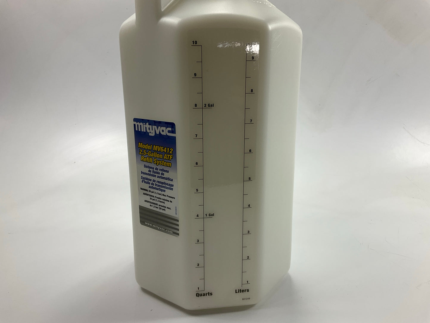 Mityvac MV6412 2.5 Gallon ATF Refill System For Sealed Auto Transmissions