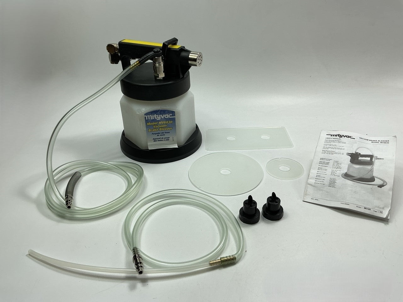 INCOMPLETE, Comes As Shown -  MityVac MV6830 Air Vacuum Brake Bleeder Kit