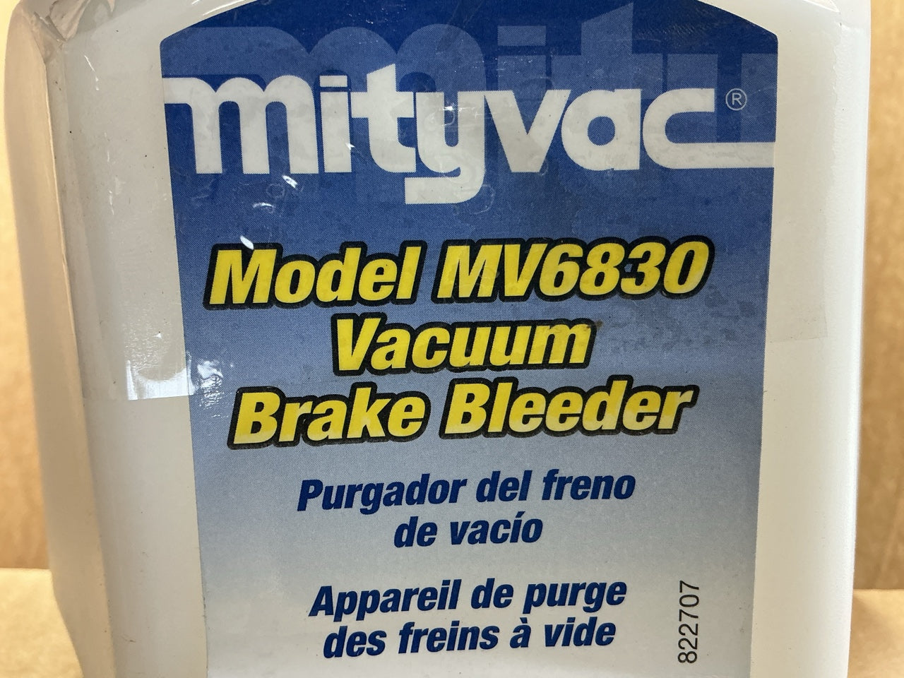 INCOMPLETE, Comes As Shown -  MityVac MV6830 Air Vacuum Brake Bleeder Kit