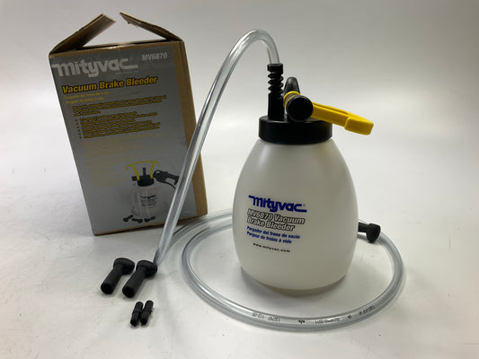 Mityvac MV6870 1.3 Quart Hydraulic Brake & Clutch Vacuum Bleeder Kit