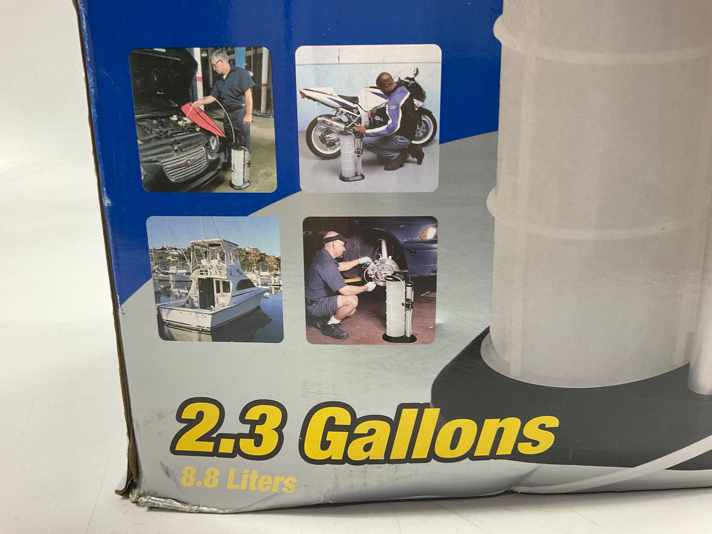 Mityvac MV7201 2.3 Gallon Manual Fluid Evacuator Plus With Overflow Protection
