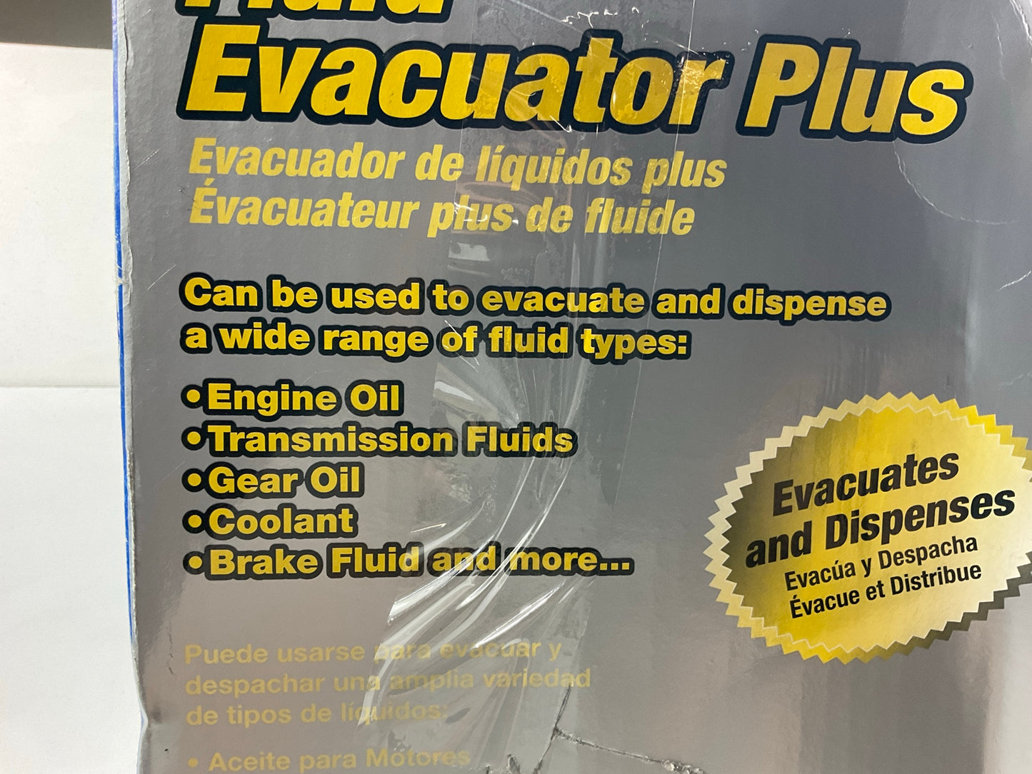Mityvac MV7201 2.3 Gallon Manual Fluid Evacuator Plus With Overflow Protection
