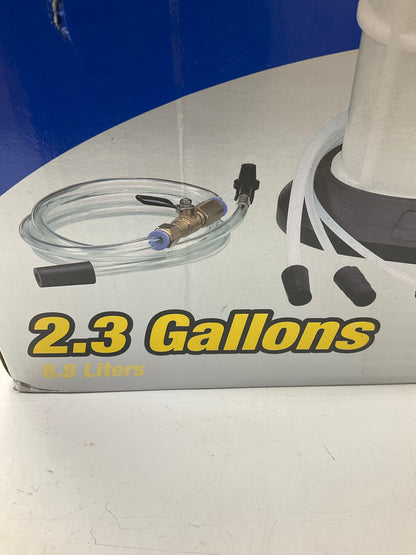 Mityvac MV7300 Pneumatic 2.3 Gallon Vacuum Fluid Evacuator Compressed Air Pump